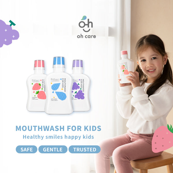 Kids mouthwash, Alcohol Fluoride Free Mouthwash for Kids, Natural P113+, 11.08 fl oz