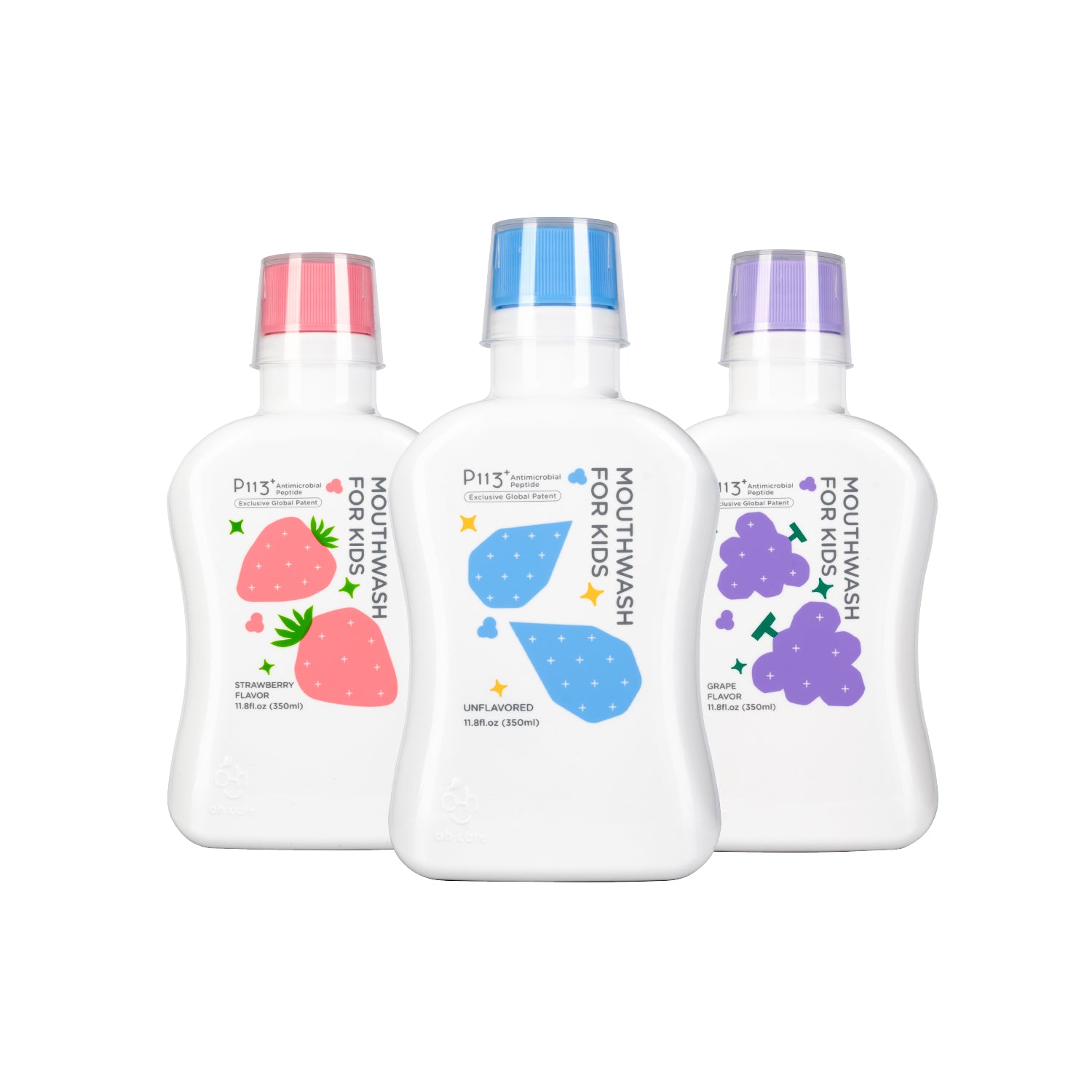 Kids mouthwash, Alcohol Fluoride Free Mouthwash for Kids, Natural P113+, 11.08 fl oz