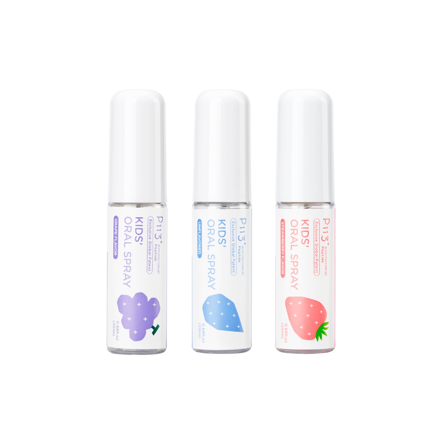 Mouth Spray for Kids, Toddler Toothpaste Helper, Fluoride Free Baby Toothpaste Cavity Protection, Oral Care with Natural P113+ Antibacterial Peptide - for Newborns to Age 6